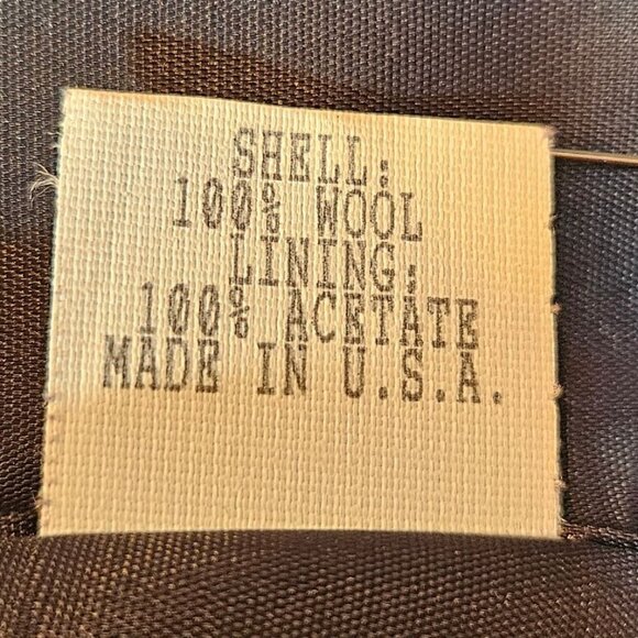 CW  Black Blazer Pant 100% Wool Suit Set Womens 12 Career Office classy classic - Picture 2 of 16